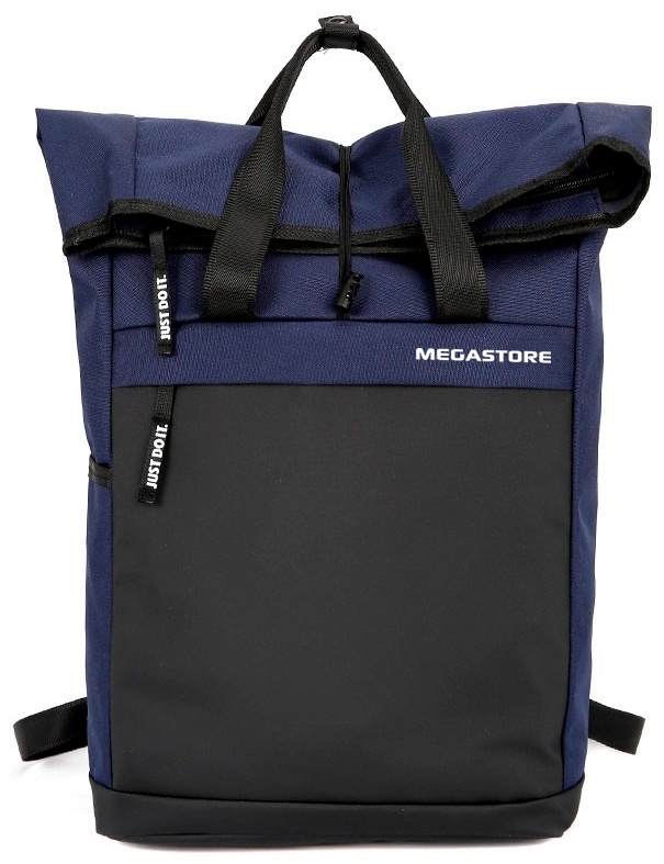 Рюкзак Megastore текстиль темно-синий