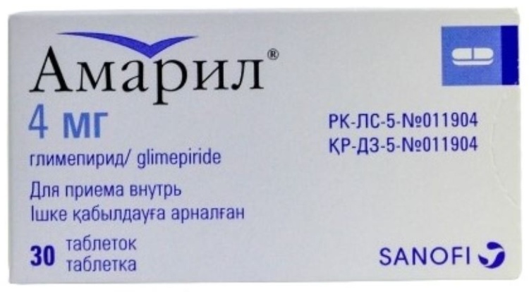 АМАРИЛ 4мг N30 таб