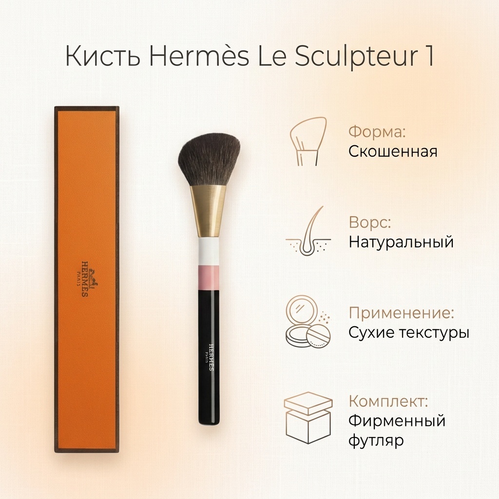 Hermes HERMÈS Le Sculpteur brush 1