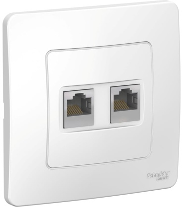 Компьютерная розетка (RJ45) Systeme electric Blanca, белый