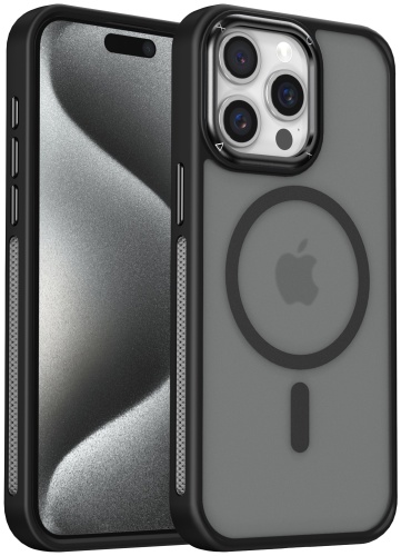 Чехол A-case для Apple iPhone 15 Pro черный