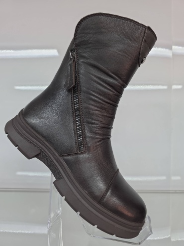 Полусапоги QuQi Shoes темно-коричневый