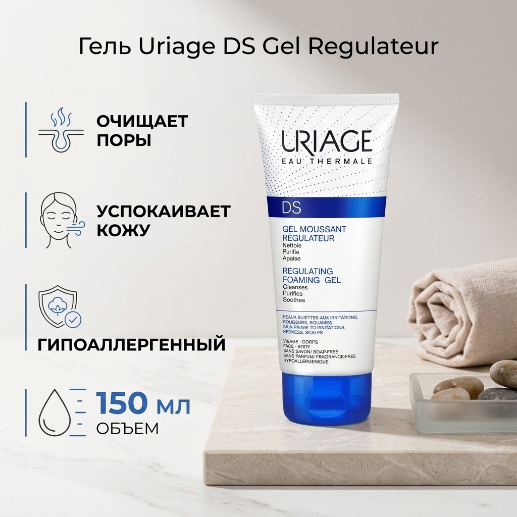 URIAGE Ds Gel Regulateur гель 150 мл
