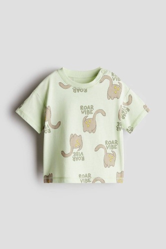 Футболка H&M светло-зеленый