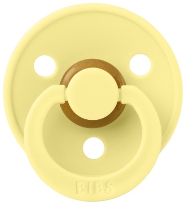 Пустышка BIBS Colour - Sunshine 6+ мес., 1 шт, желтый