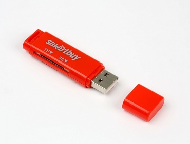 Smartbuy SBR-715-R USB 2.0 для SD, microSD, micro SDXC, micro SDHC