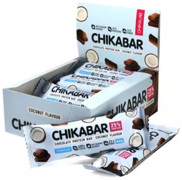 CHIKALAB батончик Chikabar кокос 20 шт