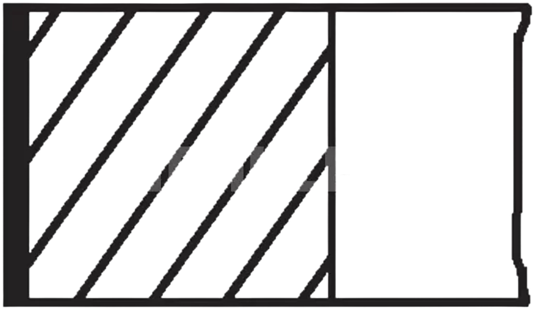 MAHLE кольца поршневые 01169N0