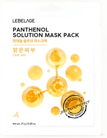Маска для лица Lebelage тканевая Panthenol Solution Mask Pack 1 шт