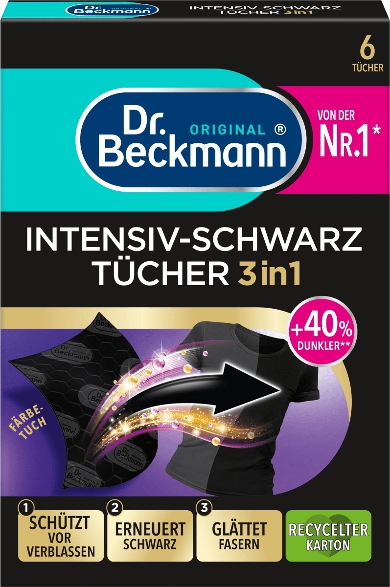 Листы Dr.Beckmann Для обновления черного цвета 0.1 6 шт