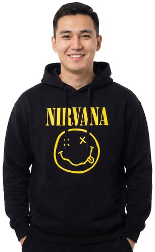Худи Brelki.kz Nirvana черный
