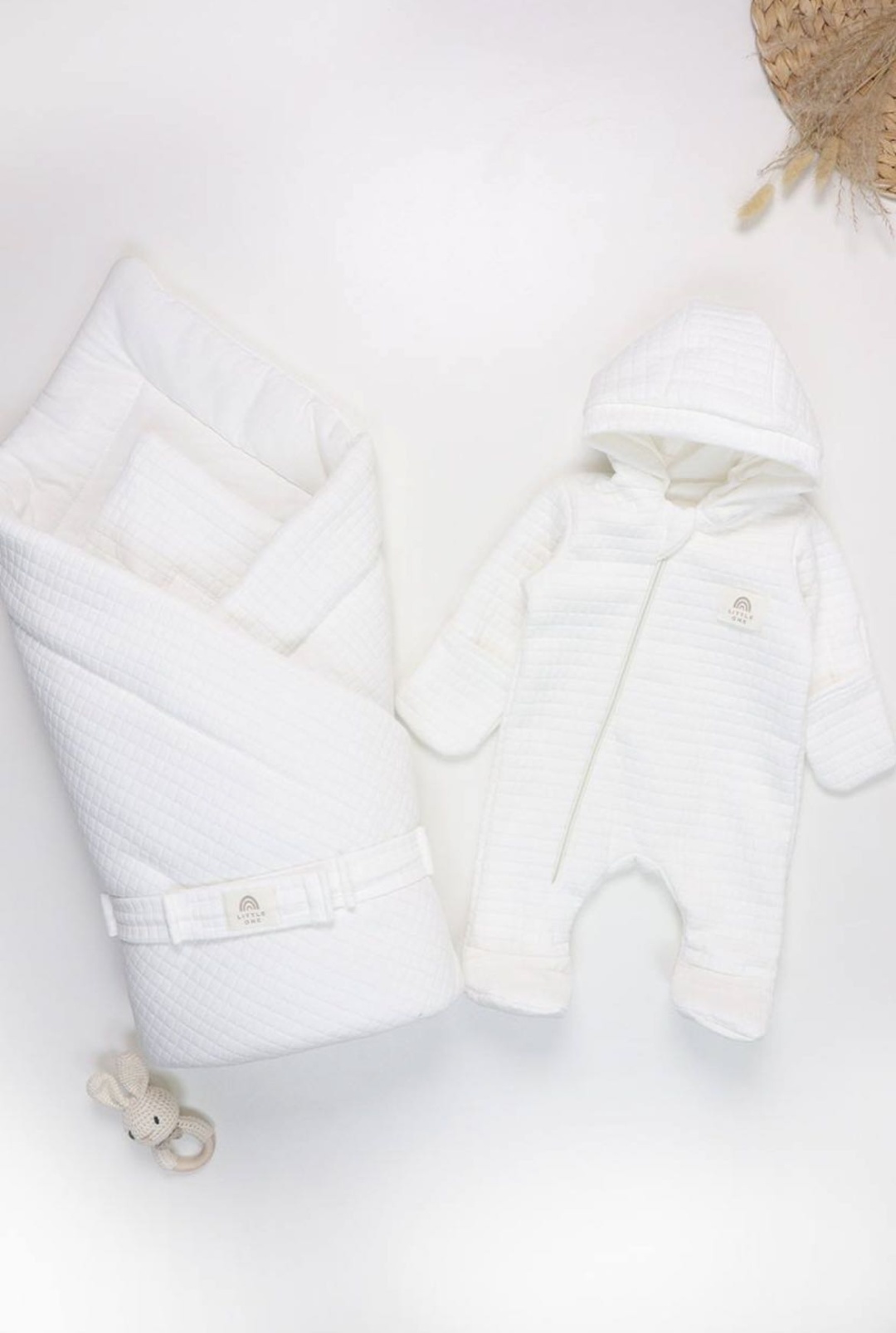 Комплект Dana Baby коричневый, белый