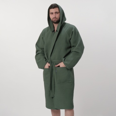 Вафельный халат Gefen home textile зеленый