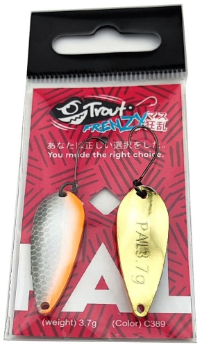 Блесна Trout Frenzy Trout Frenzy Pal 3.7gr 1 шт 33 мм C389