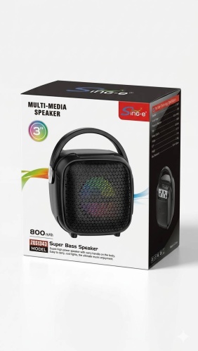 Портативная колонка SinG-e ZQS1343 черный