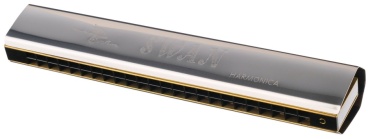 Губная гармошка SWAN SW24E серебристый