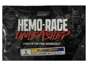 Nutrex Hemo Rage Unleashed Черничный лимонад 6.6 г