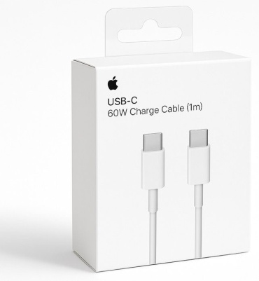Кабель USB TypeC (M), 1 м, белый