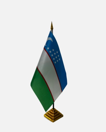 Флаг Флаг Узбекистана Настольный 20x15 см
