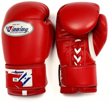 Боксерские перчатки Winning 10 oz красный