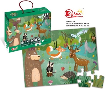 Пазл Brain up toys В лесу классический 35 деталей
