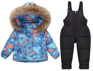 Утепленный комбинезон FASHION синий