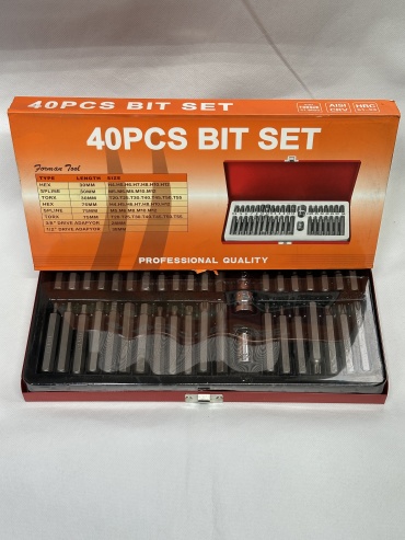 Набор оснастки универсальный 40 в 1 40pcs BIT SET