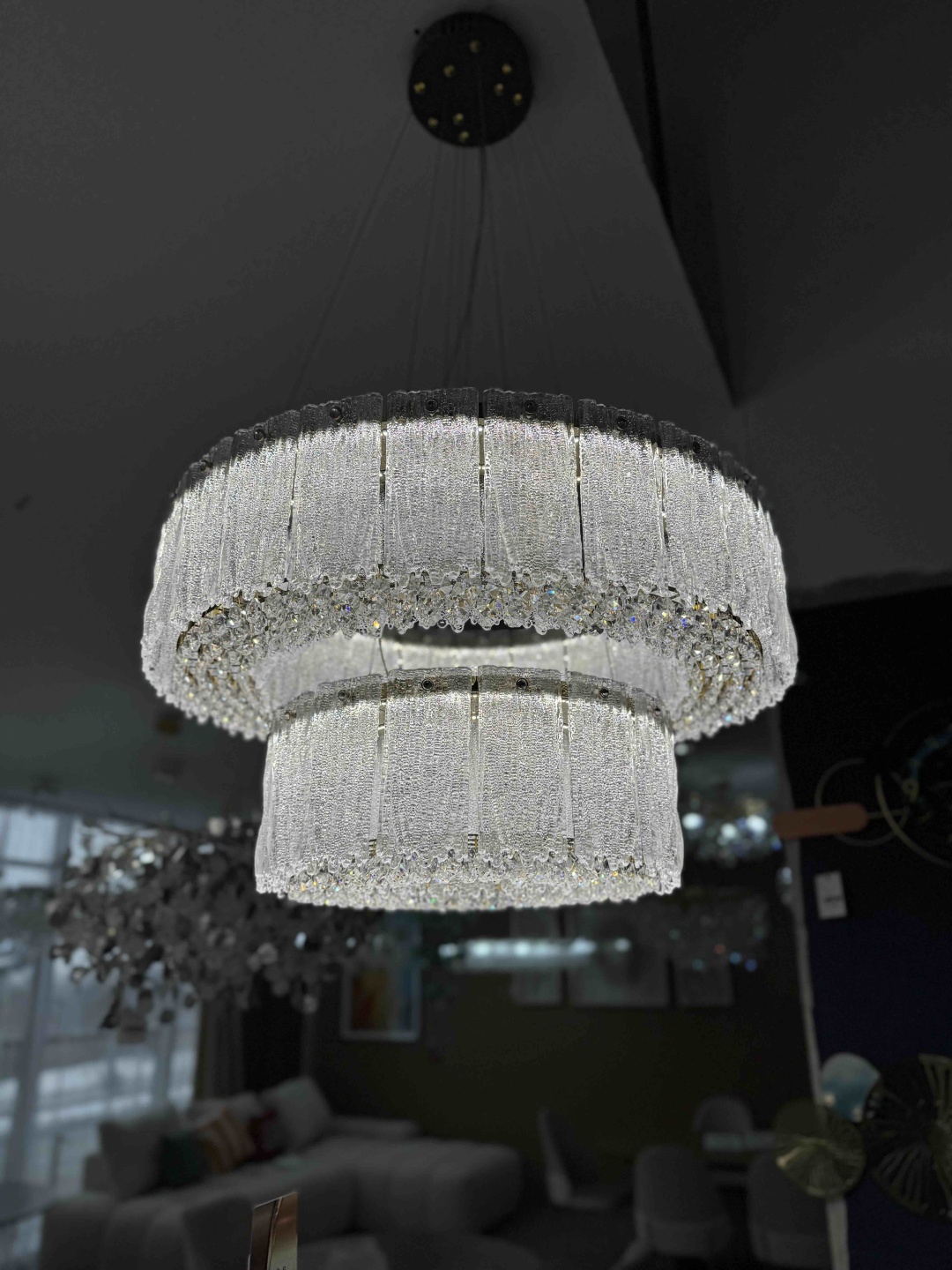 Люстра каскадная LED, кол-во ламп: 1 шт