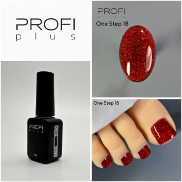 PROFI plus гель-лак One Step 18 глянцевое 7 мл