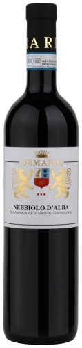 Вино Demarie Nebbiolo d’Alba DOC сухое красное 14% 0.75 л