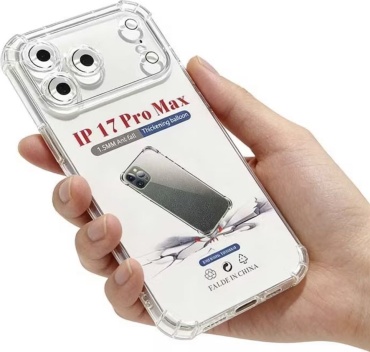 Чехол M MNS для Apple iPhone 17 Pro Max прозрачный
