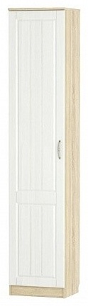 Шкаф-пенал Fortis Оливия, 45.2x219.8х38 см, белый