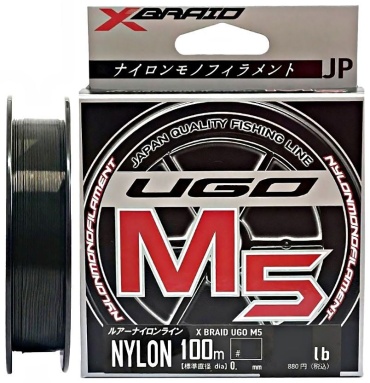 YGK монофильная леска X-Braid N-UGO M5 100м #3.5, 0.307mm 6.4кг 0.307 мм коричневый