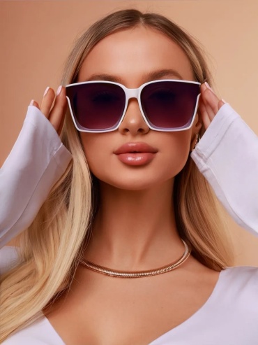 Sun Loren солнцезащитные очки квадратные однотонные