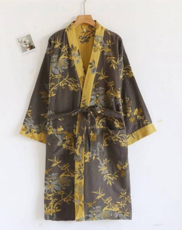 Муслиновый халат Muslin home мультиколор