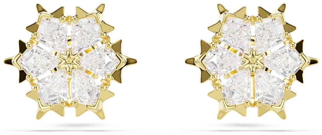Серьги Swarovski бижутерный сплав, кристаллы Swarovski