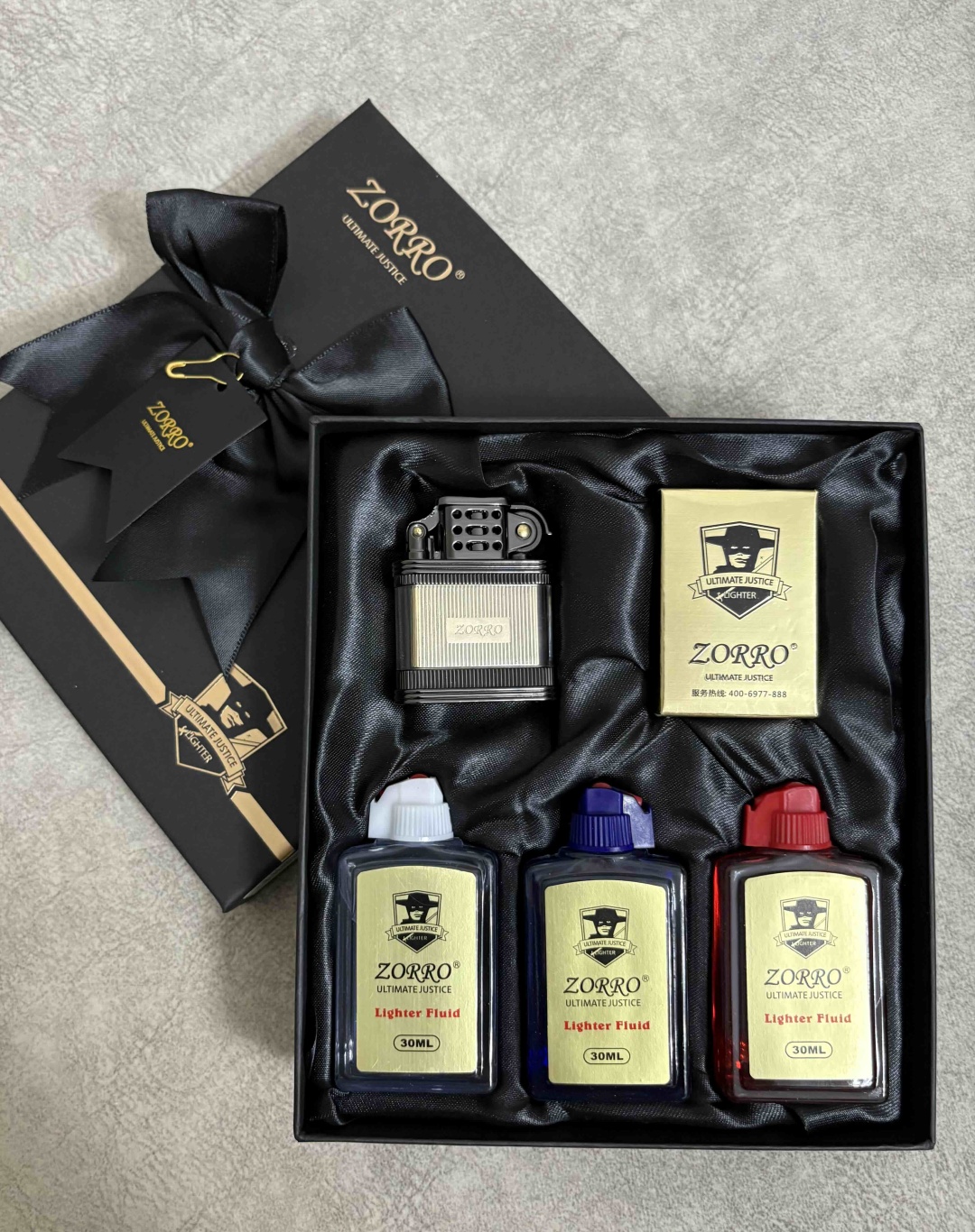 Zorro бензиновая зажигалка Zorro -888 Lux, ABS пластик