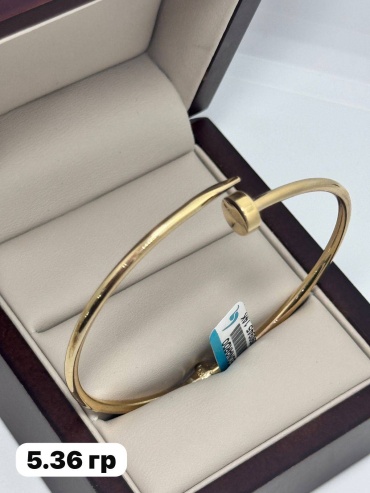 Sandu gold 5896514 длина 18 см, вес 5.36 г золото, плетение обод