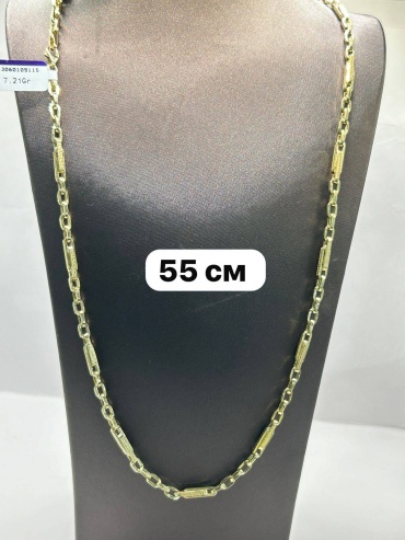 Italy Gold 348484348 длина 55 см, вес 7.21 г золото, плетение отсутствует