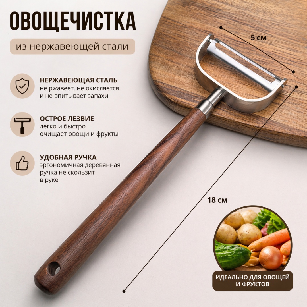 Woodcraft PVL овощечистка PVL-591856 коричневый