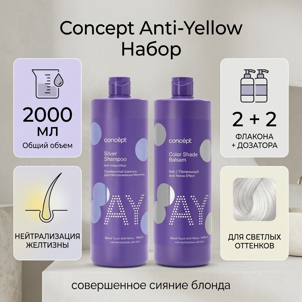 Concept Concept шампунь-бальзам 2000 мл