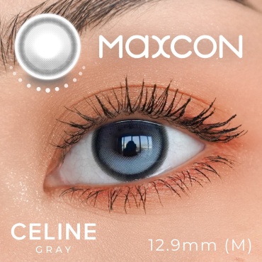 Контактные линзы MAXCON Celine Gray -3 кривизна 8.6 на три месяца 2 шт