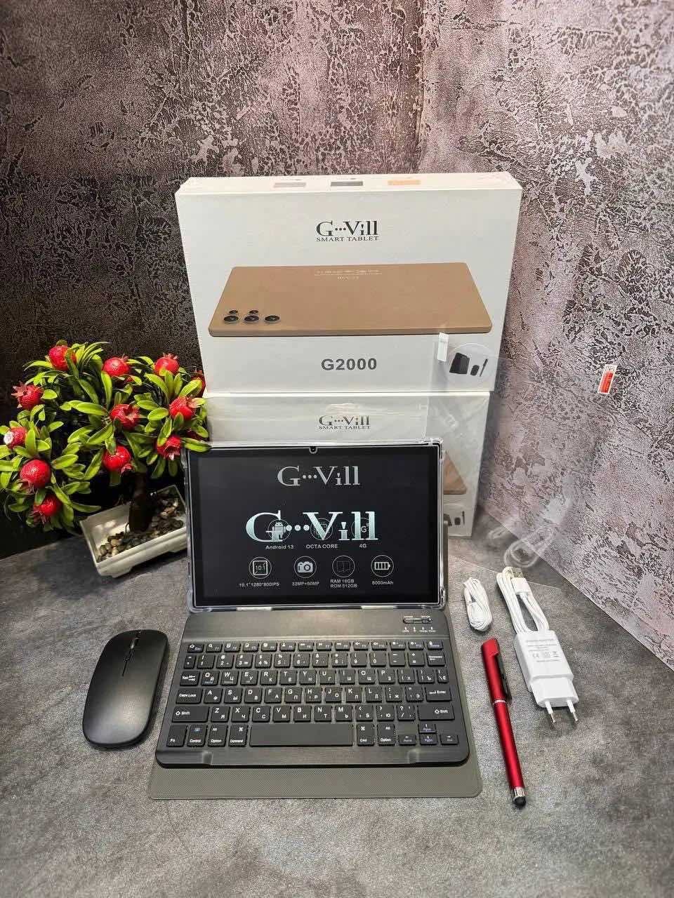 Планшет Планшет G-VILL G2000 10.1 дюим 16 Гб/512 Гб черный 10.1 дюйм 16 Гб/512 Гб черный