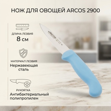 Нож для овощей и фруктов ARCOS, лезвие: нержавеющая сталь 1 шт