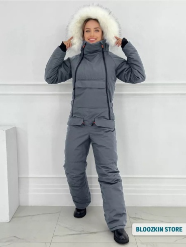 Комбинезон с шортами Bloozkin store серый