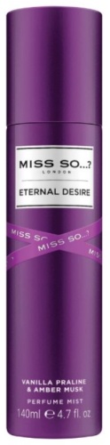 So Парфюмированный мист для тела/Miss So... Eternal Desire perfume mist/140ml мист для тела 140 мл