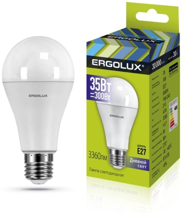 Ergolux 35W E27, светодиодная, дневной белый
