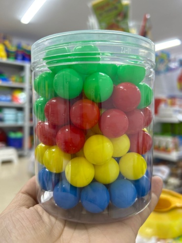 Сортер Sima-land Счетные шарики 2см, пластик, 100шт в баночке