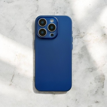 Чехол MORE для Apple iPhone 15 Plus синий