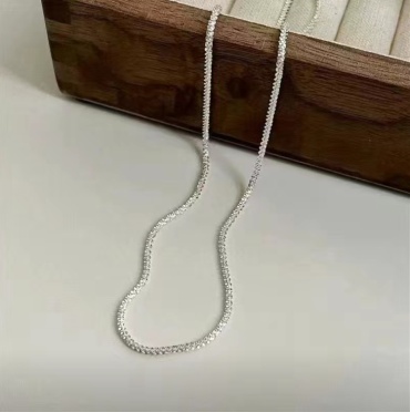 AILARA 892086509 длина 50 см, вес 3 г серебро, плетение фантазийное
